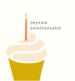 Golden - Anniversaire Cup cake