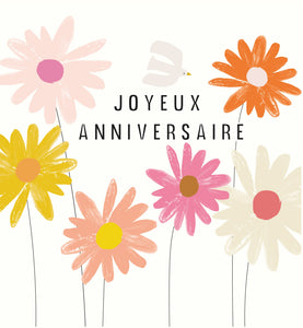 Posie - Anniversaire grandes marguerites