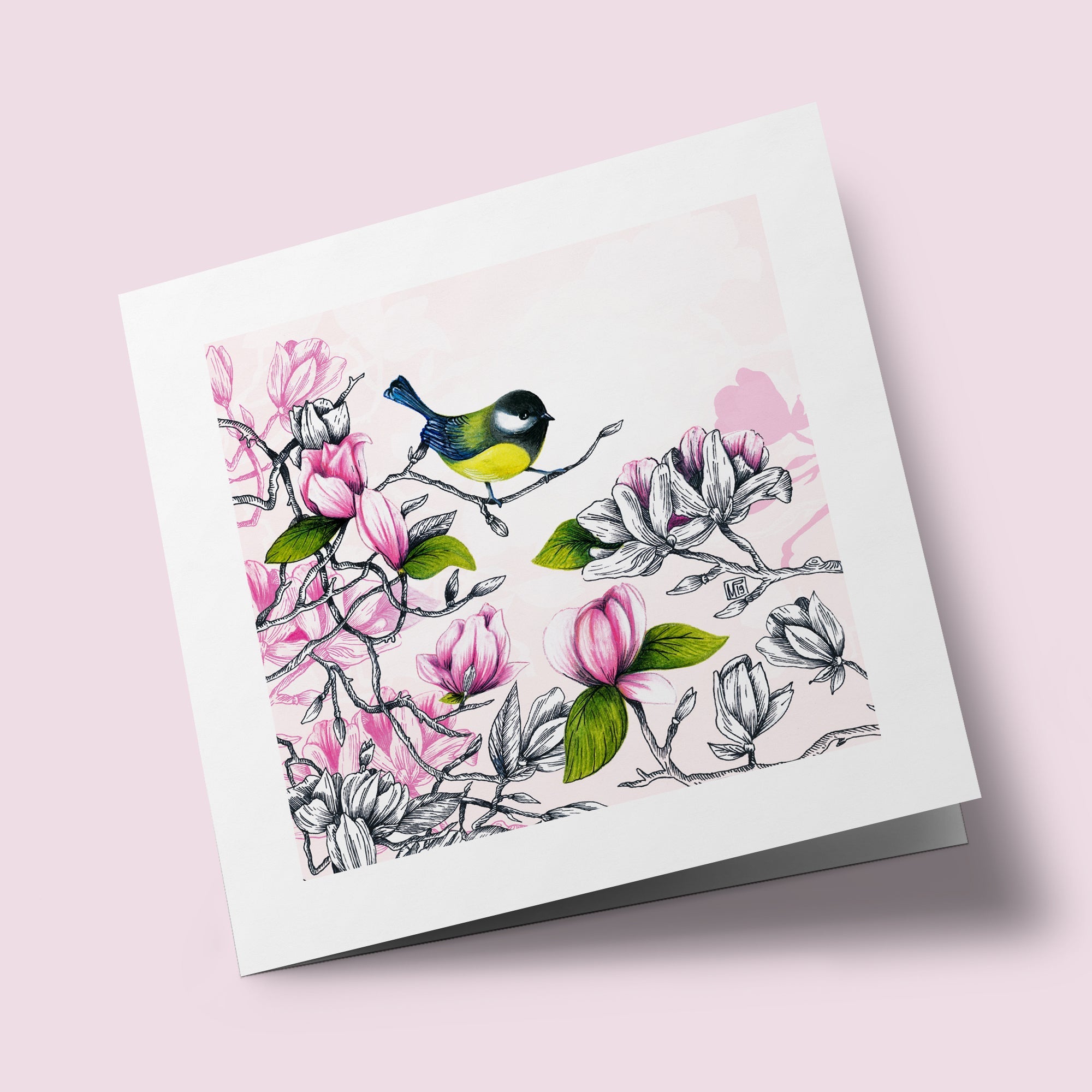 Chant Fleuri - mésange et magnolia