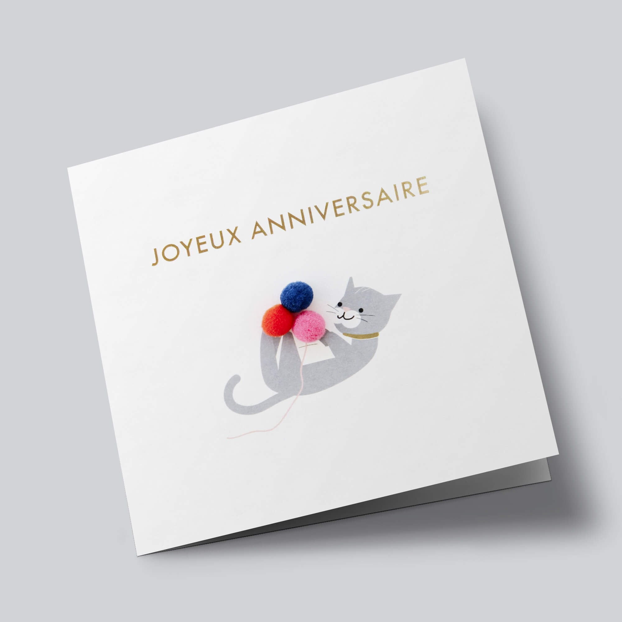 Pompon - joyeux anniversaire, chat