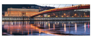 Carte panoramique - Passerelle et Palais de Justice, Lyon