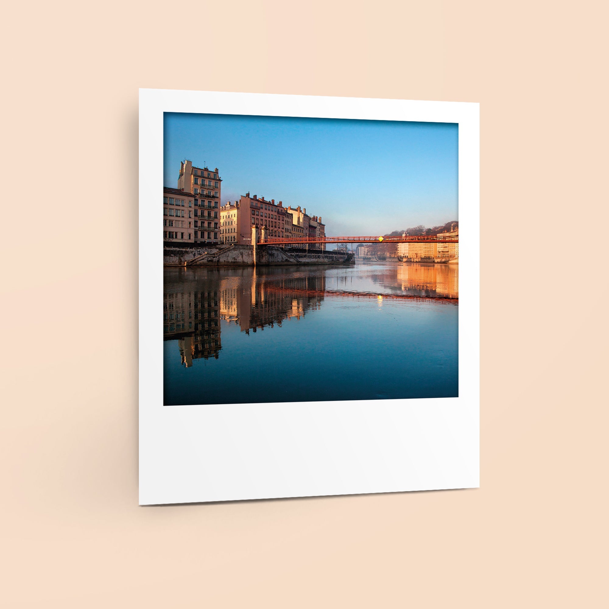 Carte polaroid - Montée de la Grande Côte, Lyon