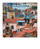 Carte polaroid - Toits de Lyon, Lyon