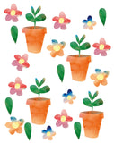 Plantable Card - Flowers and Flowerpots