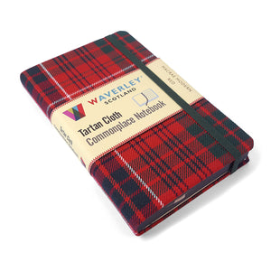 Macrae Modern Red - tartan notebook